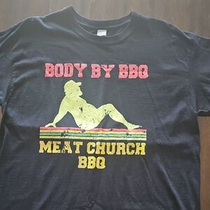 Gildan Black BBQ Graphic Tee